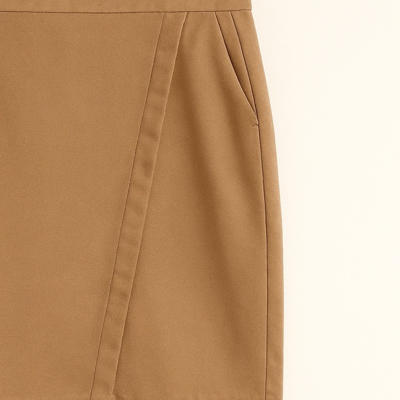 Banana Republic 0P Brown Pencil Skirt | Lined Classic Workwear Dressy Versatile - Picture 5 of 5